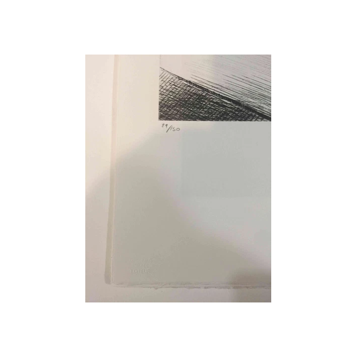 Superbe Lithographie de JEAN COCTEAU  El Cordobes   signée 1963