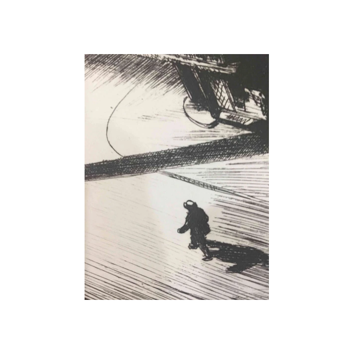 Superbe Lithographie de JEAN COCTEAU  El Cordobes   signée 1963