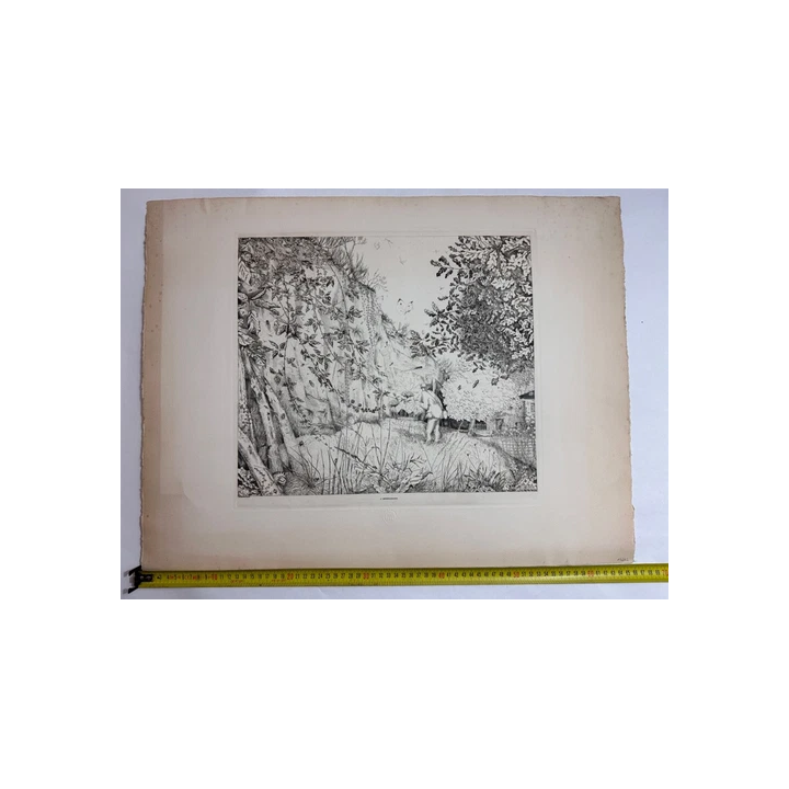 Henri LE RICHE  Deux Nus féminins gravures Fleurs du Mal 1936 -