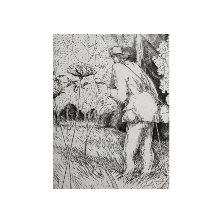 Henri LE RICHE  Deux Nus féminins gravures Fleurs du Mal 1936 -