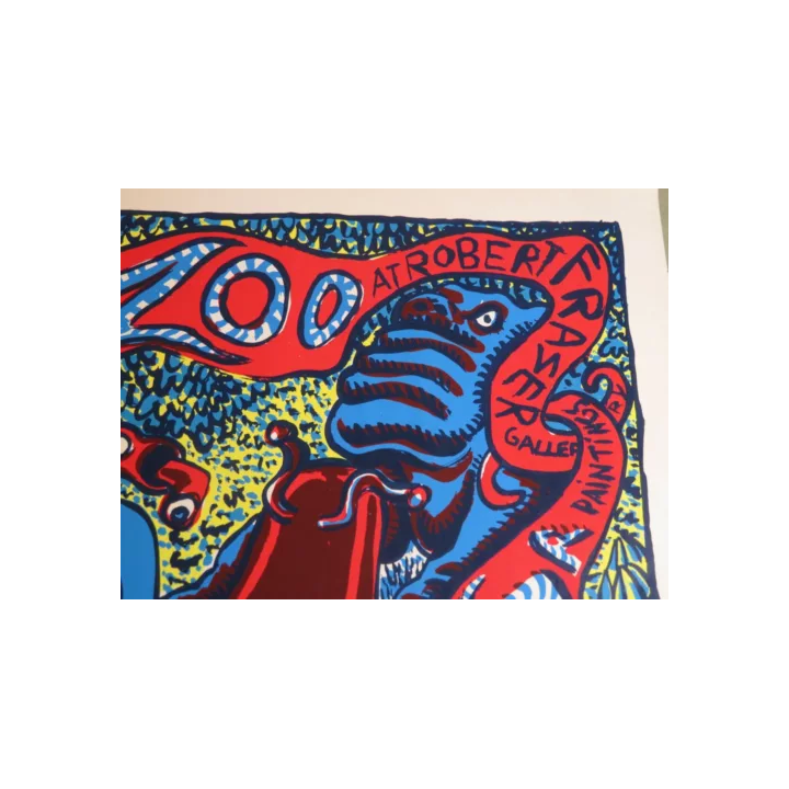 yves zurstrassen - Screenprint Sérigraphie originale signée nu