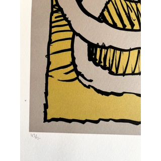 NOUVELLE ANNONCEANCIENNE LITHOGRAPHIE ORIGINALE PORTRAIT DU PEIN