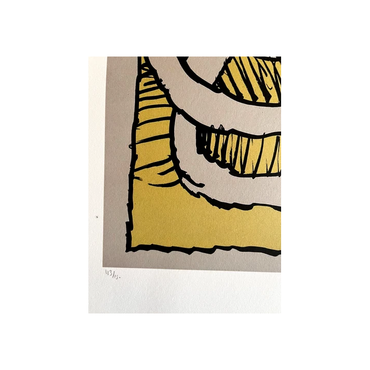 NOUVELLE ANNONCEANCIENNE LITHOGRAPHIE ORIGINALE PORTRAIT DU PEIN