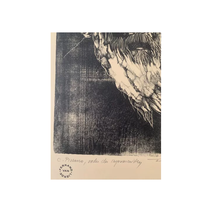 Pierre Alechinsky Original Lithograph 1981 La Mer 38x56 Cm Cobra