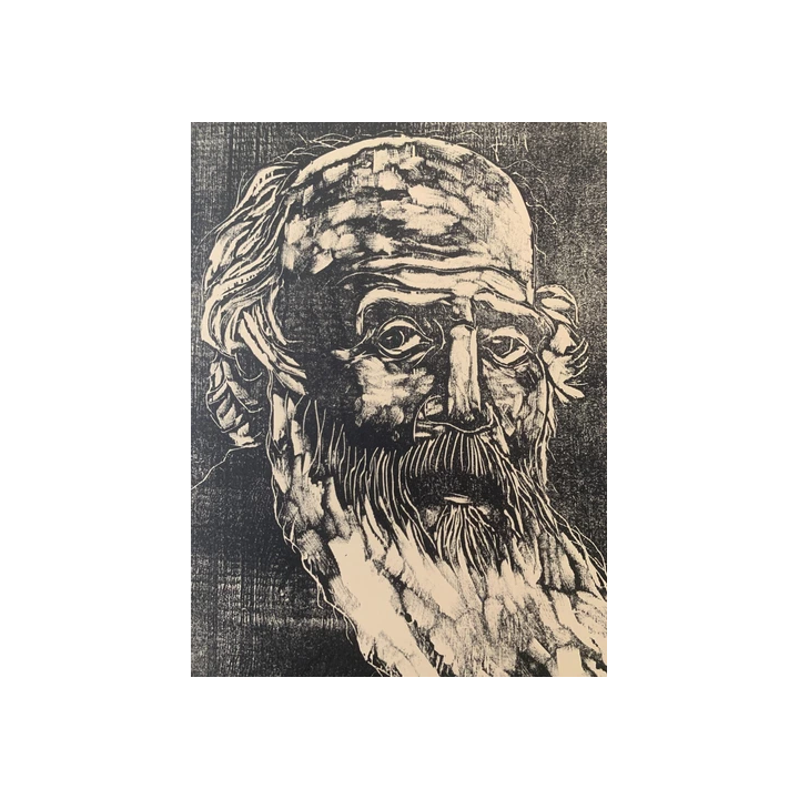Pierre Alechinsky Original Lithograph 1981 La Mer 38x56 Cm Cobra