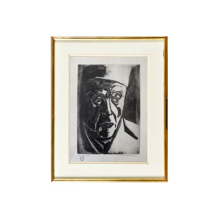 Mark Rothko Lithographie compenser cm 50x65 signature dalle avec