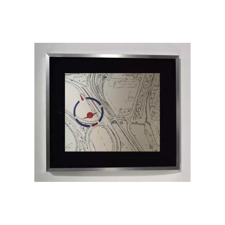 Victor Vasarely Lithographie hors jeu cm 35x50 signature dalle a