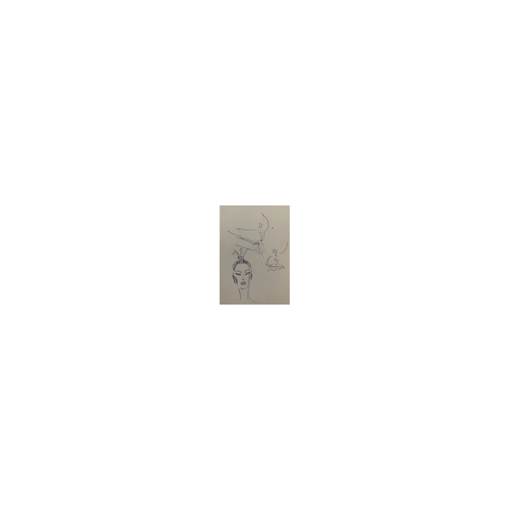 Raymond PEYNET  Le petit navire GRAVURE couleur humoristique sig