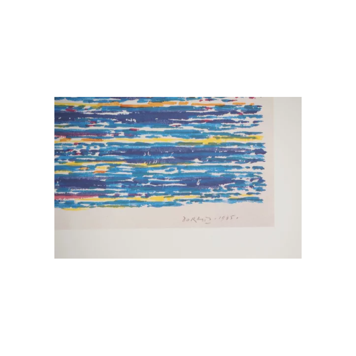 Lithographie Bernard Buffet 3 Femmes Certificat 28x38cm Edition 