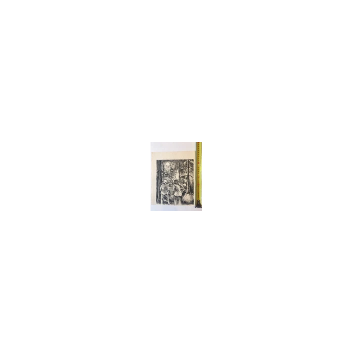 NOUVELLE ANNONCEGARV 1968 Monochrome Abstrait Cyanotype Virage a