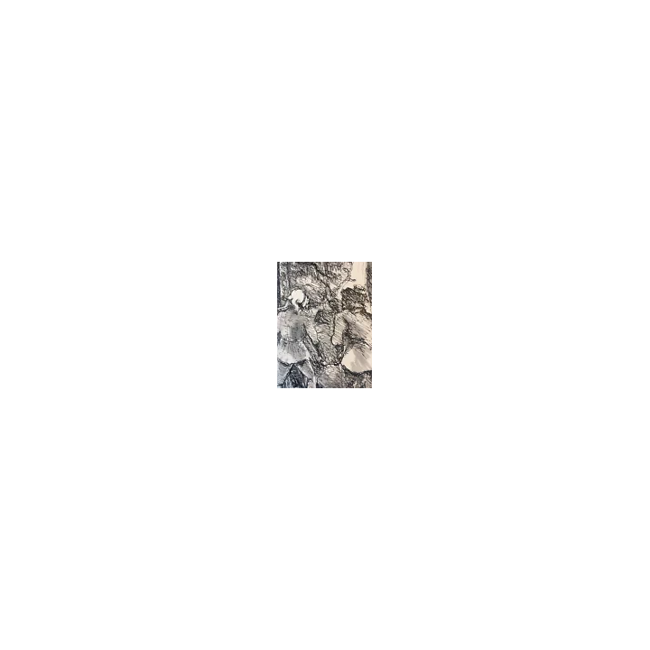 NOUVELLE ANNONCEGARV 1968 Monochrome Abstrait Cyanotype Virage a