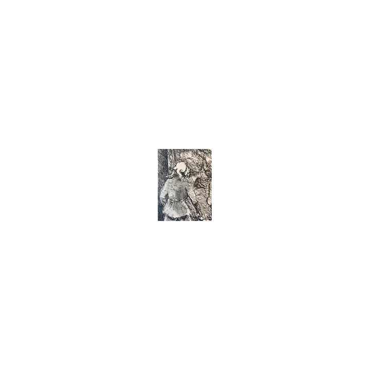 NOUVELLE ANNONCEGARV 1968 Monochrome Abstrait Cyanotype Virage a