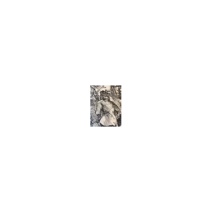 NOUVELLE ANNONCEGARV 1968 Monochrome Abstrait Cyanotype Virage a