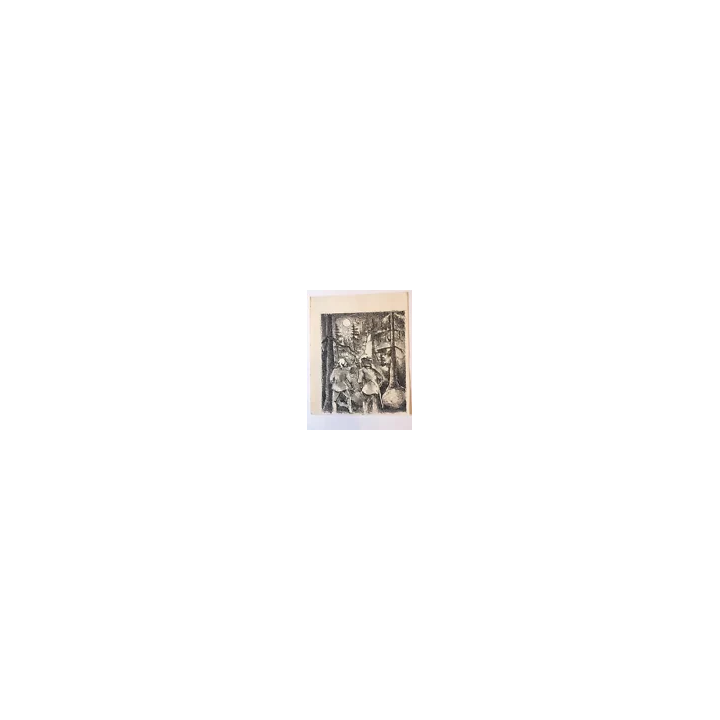 NOUVELLE ANNONCEGARV 1968 Monochrome Abstrait Cyanotype Virage a