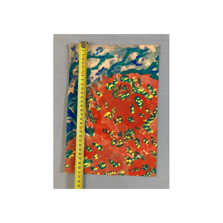 NOUVELLE ANNONCEPeinture Aquarelle 1950 gouache Papier Paysage E