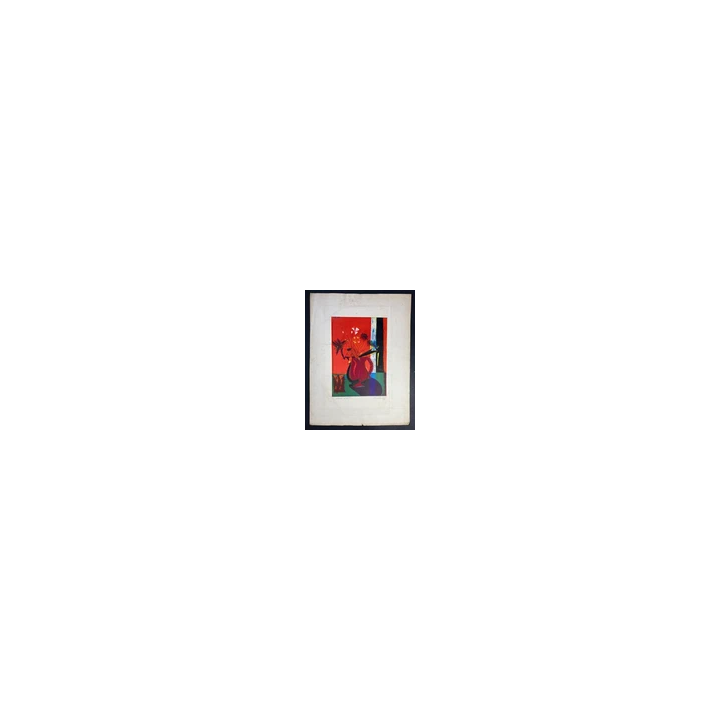 Victor Vasarely Lithographie hors jeu cm 35x50 signature dalle a