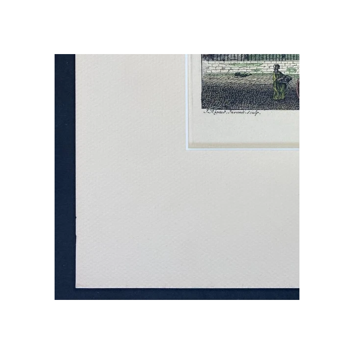 NOUVELLE ANNONCEGARV 1968 Monochrome Abstrait Cyanotype Virage a