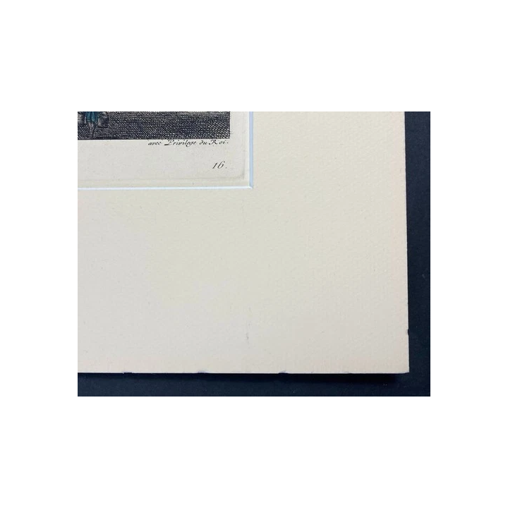 NOUVELLE ANNONCEGARV 1968 Monochrome Abstrait Cyanotype Virage a