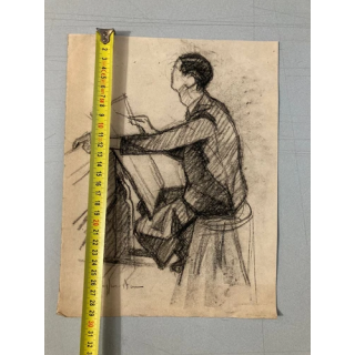 NOUVELLE ANNONCETrès Beau Dessin Peinture Gouache Nature Morte 