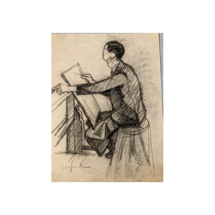 NOUVELLE ANNONCETrès Beau Dessin Peinture Gouache Nature Morte 