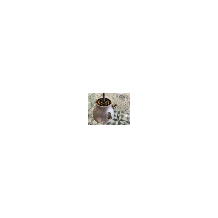 Coupon de tissu ancien XIXeme Nid Oiseaux Fleurs - SHOP.TKF54.fr