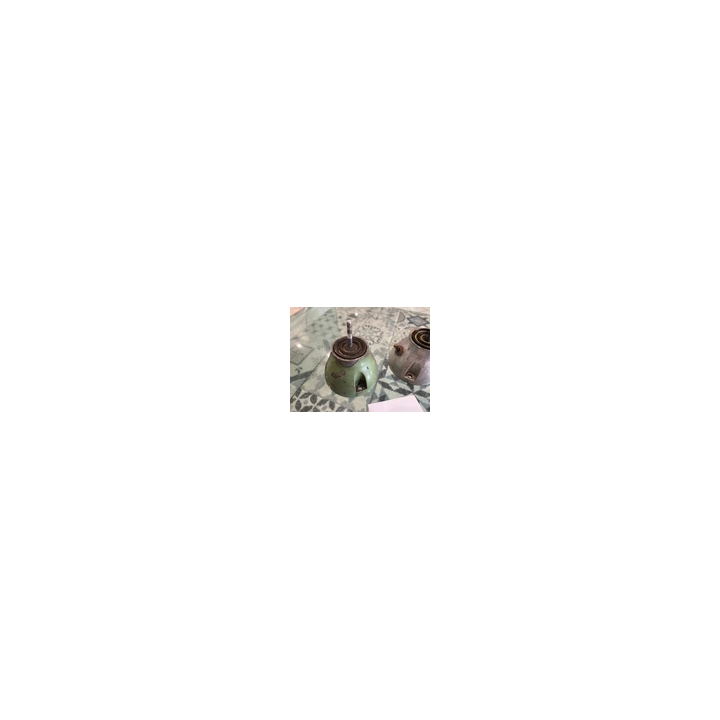 Coupon de tissu ancien XIXeme Nid Oiseaux Fleurs - SHOP.TKF54.fr