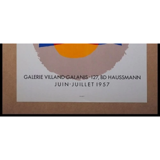 NOUVELLE ANNONCEAFFICHE DART EDELMANN Portrait abstrait dun visa
