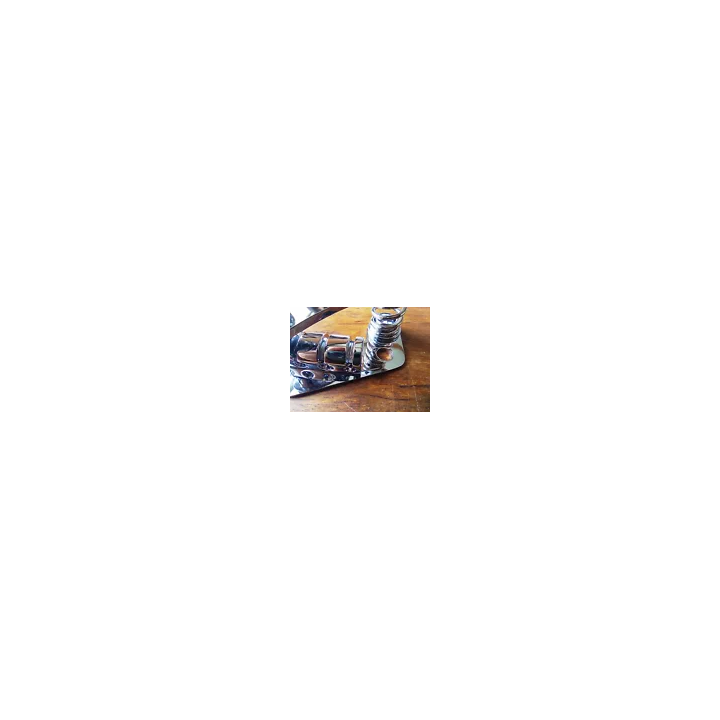NEW BRIDGE FENDER 0081239049 - fully adjustable - chrome - guita