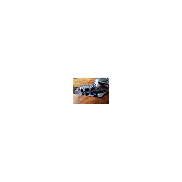 NEW BRIDGE FENDER 0081239049 - fully adjustable - chrome - guita
