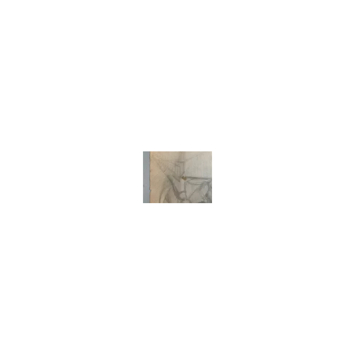 NOUVELLE ANNONCETableau Huile sur Carton Fillette Ouvrage Coutur