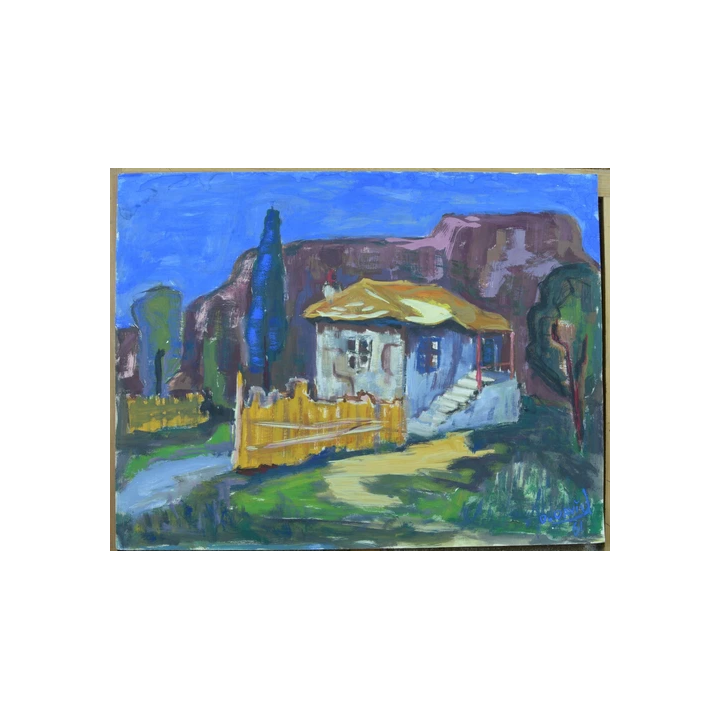 NOUVELLE ANNONCEDessin ancien cubiste Art Mine De Plomb Crayon e
