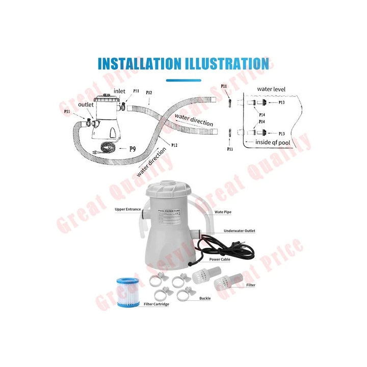 Échelle de piscine à 2 marches Flowclear 84 cm - SHOP.TKF54.fr