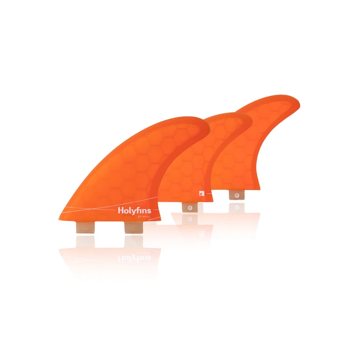 Surf Fins  Thruster  Holyfins  S1 - M - FCS compatible - Blue - 