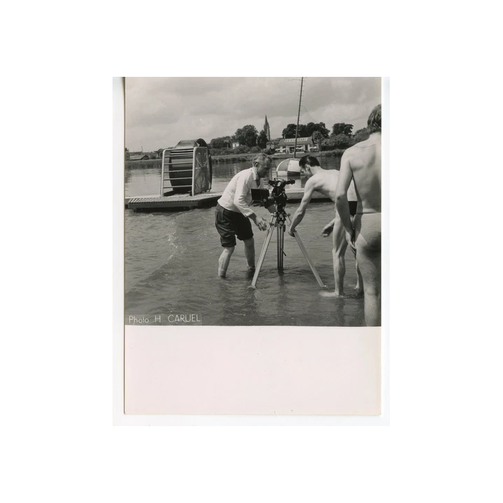 Fernandel dans le film La bonne étoile Vintage silver PrintLa B