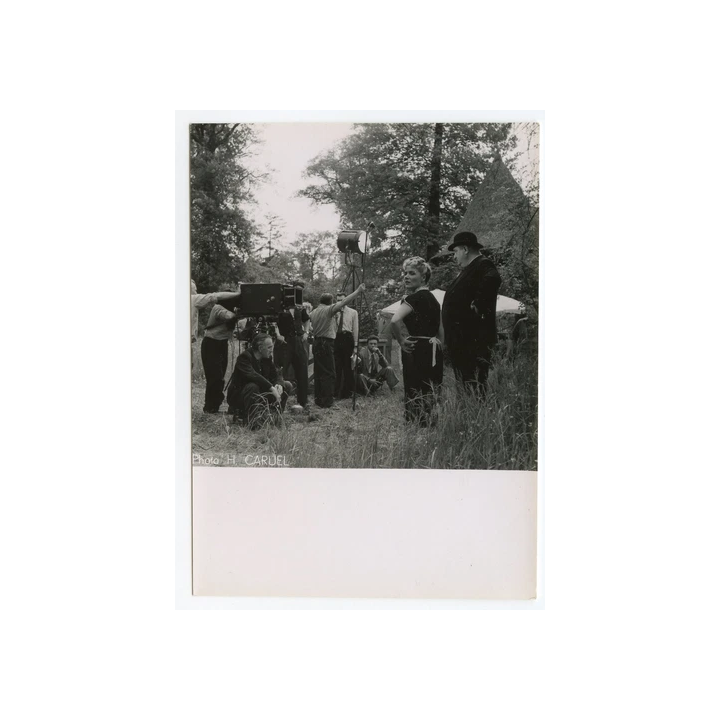 Fernandel dans le film La bonne étoile Vintage silver PrintLa B