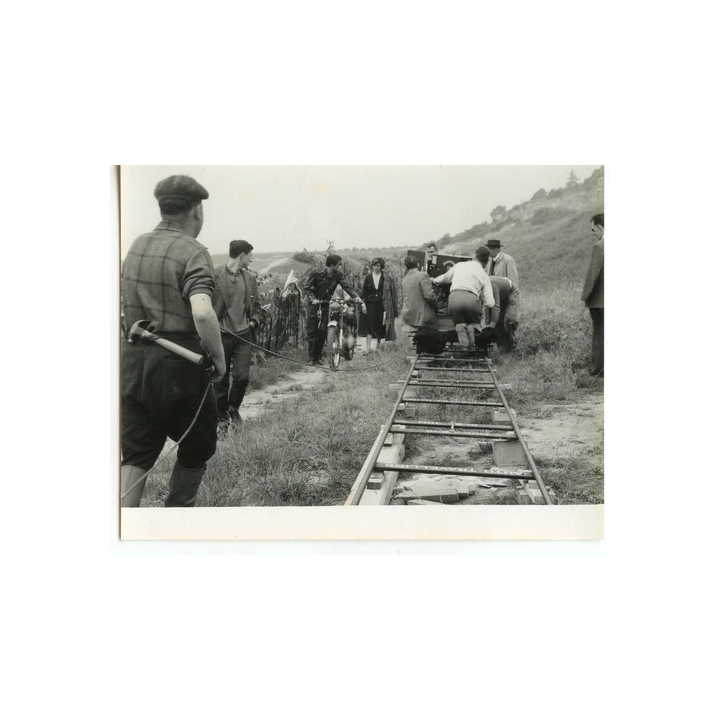 Fernandel dans le film La bonne étoile Vintage silver PrintLa B