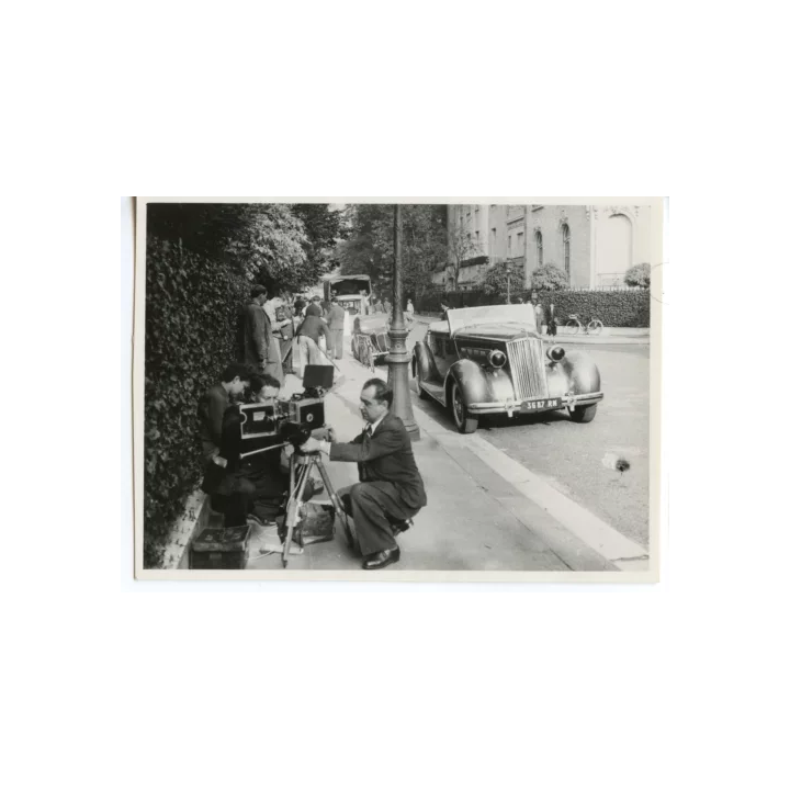 Fernandel dans le film La bonne étoile Vintage silver PrintLa B