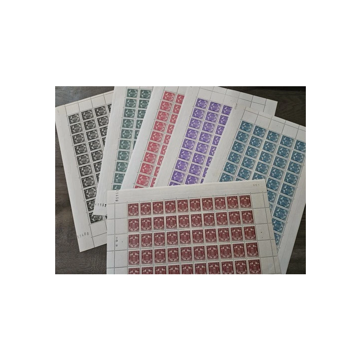 BLOC N 3 TIMBRES DE FRANCE PEXIP NEUF AVEC CHARNIÈRES ANNÉE 19