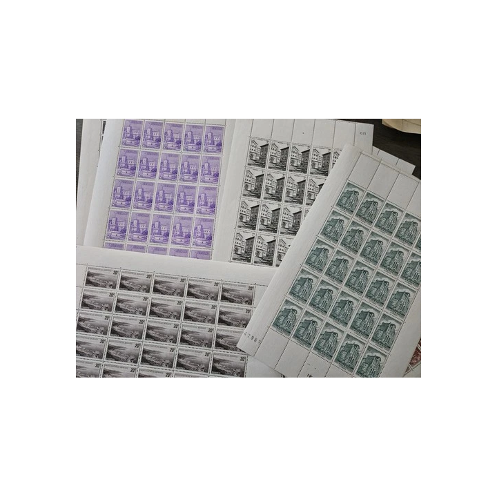 BLOC N 3 TIMBRES DE FRANCE PEXIP NEUF AVEC CHARNIÈRES ANNÉE 19