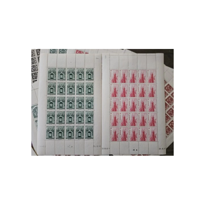 BLOC N 3 TIMBRES DE FRANCE PEXIP NEUF AVEC CHARNIÈRES ANNÉE 19