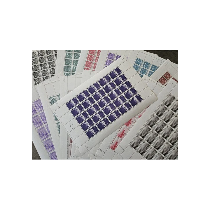 BLOC N 3 TIMBRES DE FRANCE PEXIP NEUF AVEC CHARNIÈRES ANNÉE 19
