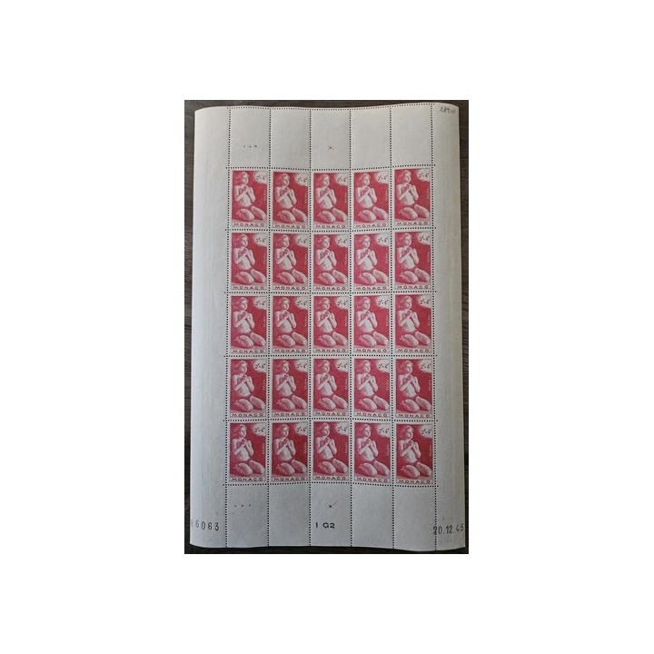 NOUVELLE ANNONCEMonaco 1943 feuille sheet neuf Yt 249  264 blaso