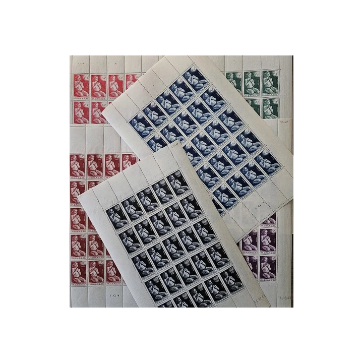 NOUVELLE ANNONCEMonaco 1943 feuille sheet neuf Yt 249  264 blaso