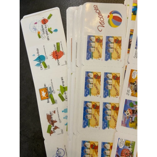 LOT DE BLOCS ET CARNETS DE TIMBRES EN EUROS NEUF FACIALE 160 - S