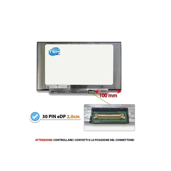 NOUVELLE ANNONCEÉcran 156 30PIN SPM3 LP156WF9-SPM9 LP156WFB LP1