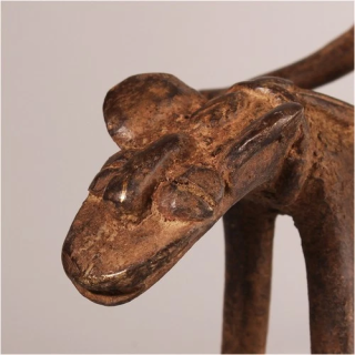 NOUVELLE ANNONCE13880 Senufo Cavalier Bronze Figurine Côte DIvo