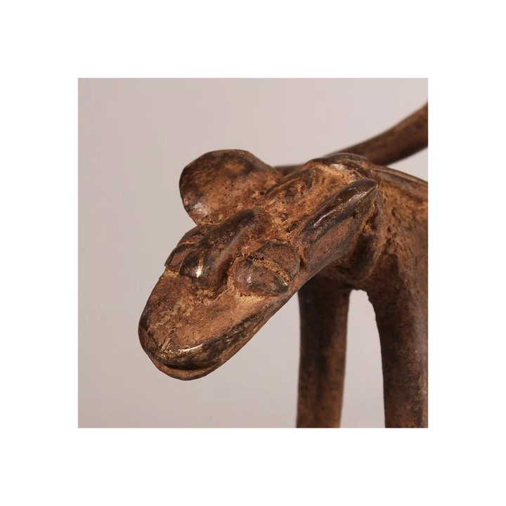NOUVELLE ANNONCE13880 Senufo Cavalier Bronze Figurine Côte DIvo
