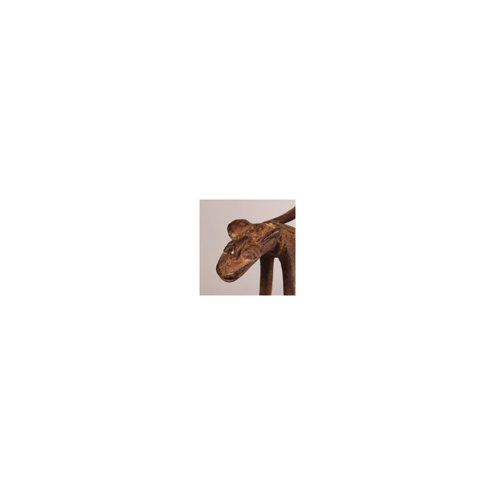 NOUVELLE ANNONCE13880 Senufo Cavalier Bronze Figurine Côte DIvo