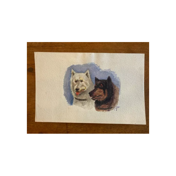 NOUVELLE ANNONCEBeau Dessin Art Ancien Crayon Art Deco 1950 Sur 