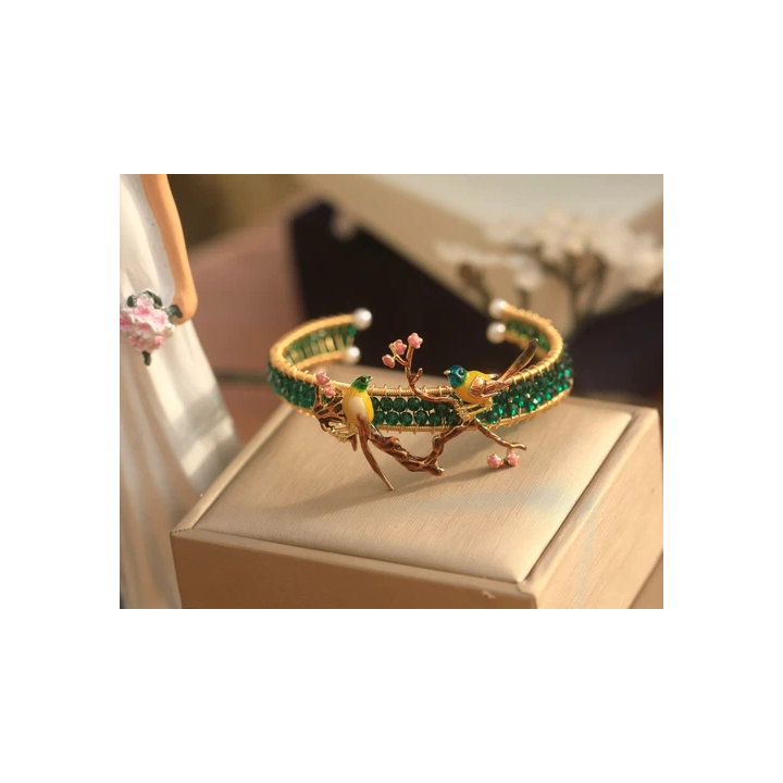 Bracelet Argenté Art Deco Filigrane Mariage Vintage Style Great